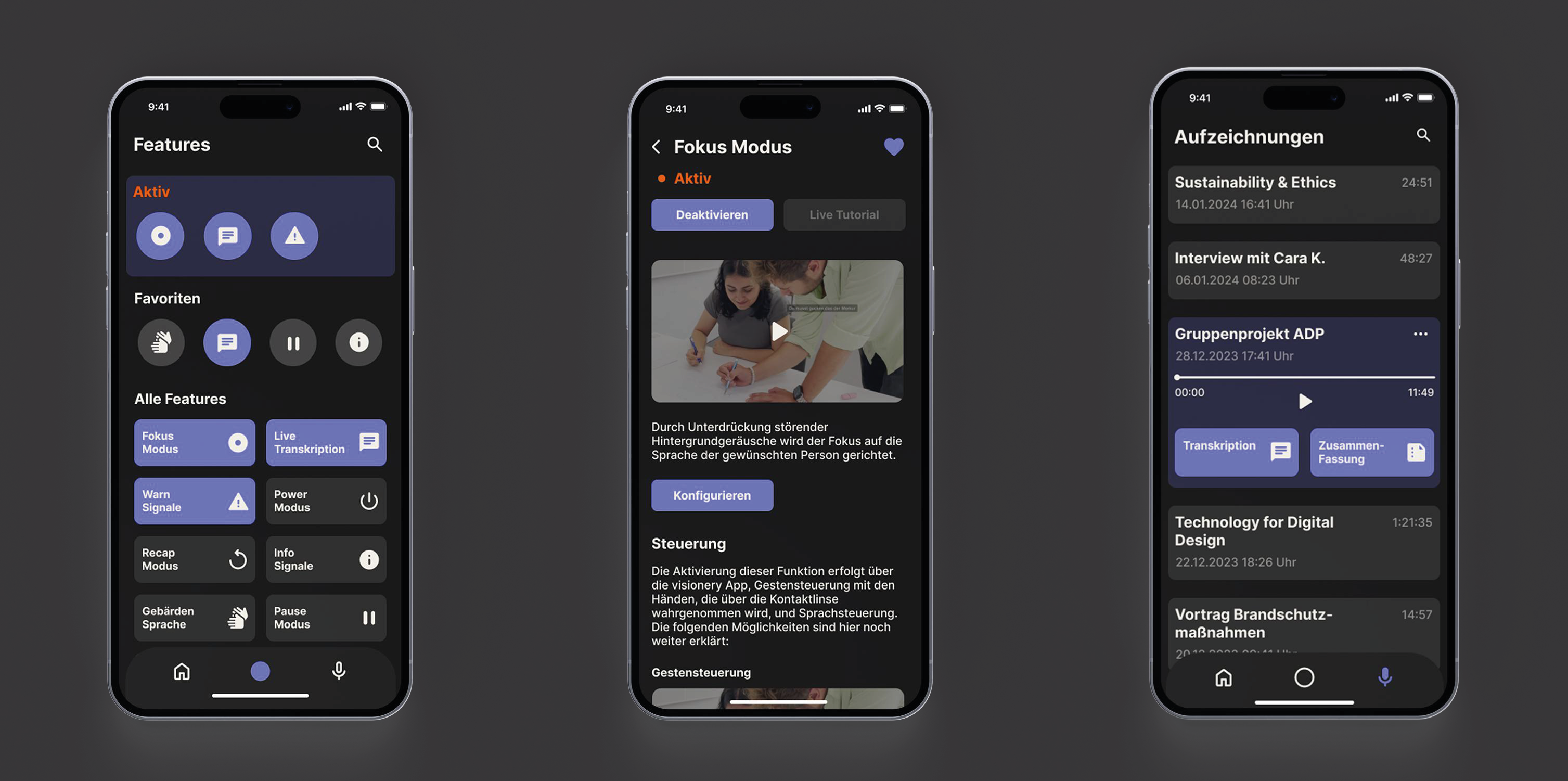 mockup screens